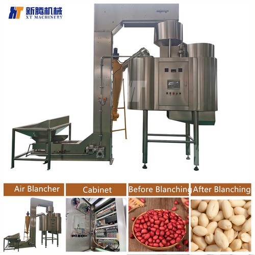 Últimas notícias da empresa sobre Air Peanut Blanching Machine - Uma nova forma de blanchear amendoim vermelho tipo está emergindo