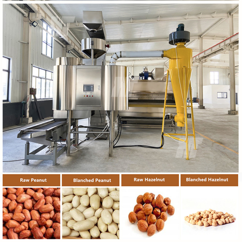 Últimas notícias da empresa sobre Taxa de descascamento do Peanut Air Blancher: 99% Nenhum dano Nenhuma peça desgastada
