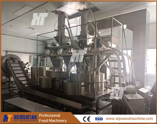 Bom preço. Amido / farinha / açúcar revestimento líquido amendoim / outras nozes feijão máquina 300Kg / h on-line
