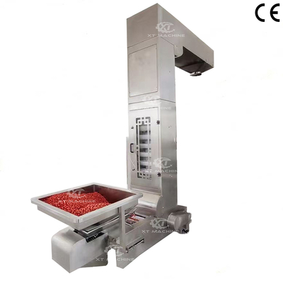 Bom preço. Aço inoxidável de qualidade alimentar 304 1000 kg/h Tipo Z Elevador transportador Linha de transferência vertical de embalagem para frutas/vegetais/granos/nozes on-line