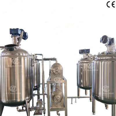 Bom preço. Industrial Emulsifying Mixing tank Peanut Butter Blending/De-gassing Tank on-line