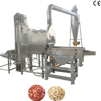 Bom preço. Máquina de Branqueamento de Amendoim Rachado de Grau Alimentício, Máquina de Descascar Amendoim para Descascamento de Alta Eficiência on-line