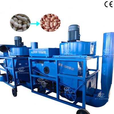 Bom preço. Máquina de descascar amendoim totalmente automática com capacidade de 2000 kg/h-5000 kg/h Máquina de remover casca de amendoim on-line