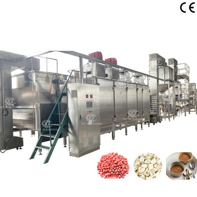 Bom preço. Linha de produção de manteiga de amendoim com capacidade de 1000kg/h, equipamento de processamento de nozes com produção totalmente fechada e estéril on-line