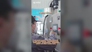 Forno de amendoim com revestimento giratório totalmente automático: os amendoins com pele de peixe são crocantes e não grudam nos dentes