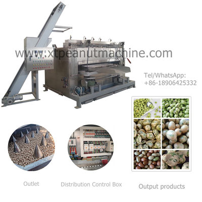 Bom preço. 304 Stainless Steel Nuts Roaster Machine with 50kg/h Capacity and 220V/380V Voltage for Even Heating on-line