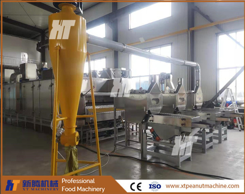 Máquina de processamento de amendoim de ciclone de ar SUS304 máquina de descascar amendoim torrado