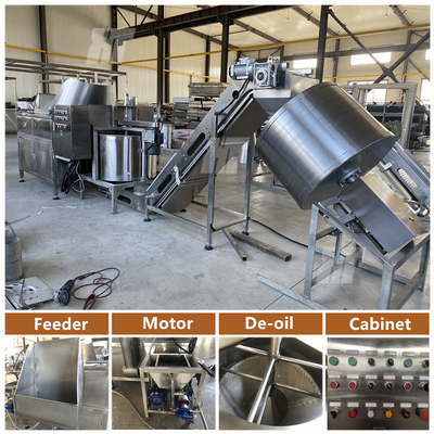 Bom preço. SUS304 Máquina de Fritura de Amendoim Máquina de Fritura em Lote Automática De Lubrificação on-line