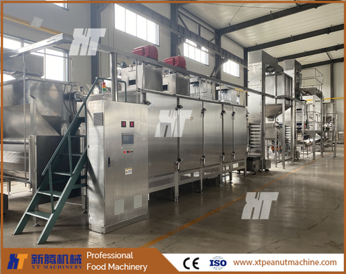 Bom preço. Máquina de torrefação de amendoim inteligente máquina de torrefação contínua de soja 1000kg/h on-line