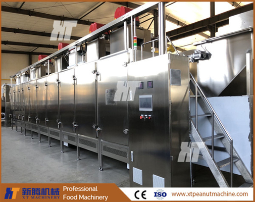 Máquina de processamento refrigerando da repreensão automática das porcas do sistema de controlo contínua