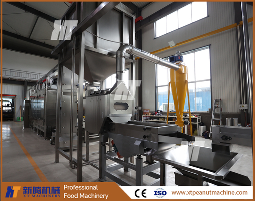 Bom preço. Máquinas de processamento de amendoim de divisão 3,37kw Máquina automática de remoção de pele de amendoim on-line