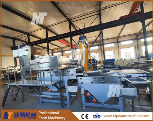 Bom preço. Máquina elétrica de torrefação e trituração de amendoins de aço inoxidável on-line