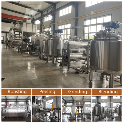Bom preço. Linha de produção máquina da manteiga do amendoim de moedura da pasta da amêndoa on-line