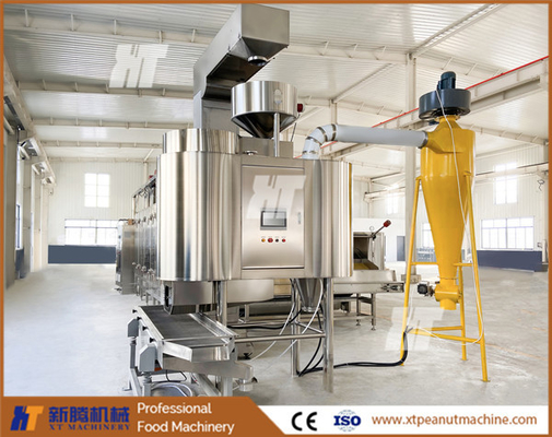 Bom preço. Máquina de blanqueamento de amendoim assado de 500 kg personalizada com tempo de arrefecimento de 10-15 minutos on-line