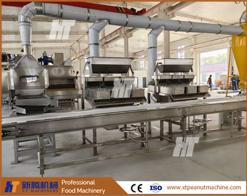 Bom preço. Máquina de branqueamento de amendoim 600kg/h Máquina de descascar amendoim torrado com avelã on-line