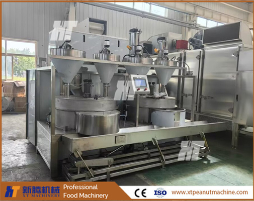 Bom preço. Máquina automática de revestimento de amendoim de precisão Controle de temperatura Máquina de hambúrguer de amendoim on-line