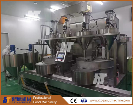 Máquina automática de fazer hambúrgueres de amendoim para amendoins revestidos com sabor