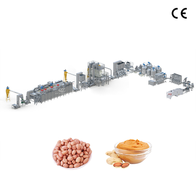 Fábrica de processamento de manteiga de amendoim de alta capacidade Linha de produção de manteiga de amendoim Equipamento de processamento de pasta de amendoim