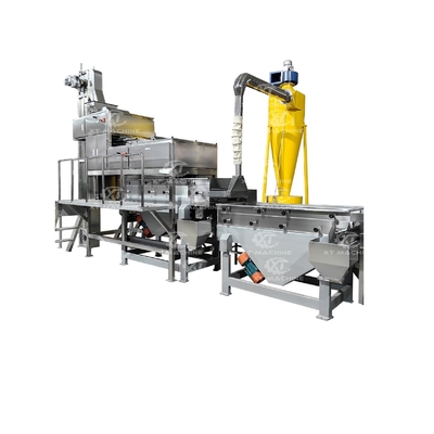 Máquina de corte de amendoim Máquina de trituração de amendoim de alto grau automático Uniforme de corte de faca de corte de corte 5 grau