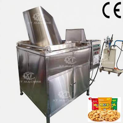 Bom preço. Máquina de Fritura em Lote Automática para Amendoim, Sementes de Girassol, Castanha de Caju e Avelã, Grau Alimentício S304 on-line
