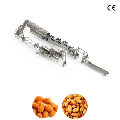Máquina Industrial de Fritura de Nozes Máquina de Fritura de Amendoim Linha de Produção de Fritura de Caju