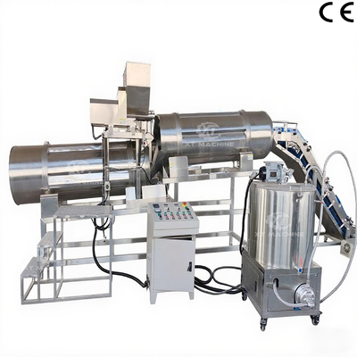 Bom preço. Máquina de condimento de alta precisão totalmente automática Máquina de aromatização de tambor duplo para nozes lanches carne on-line