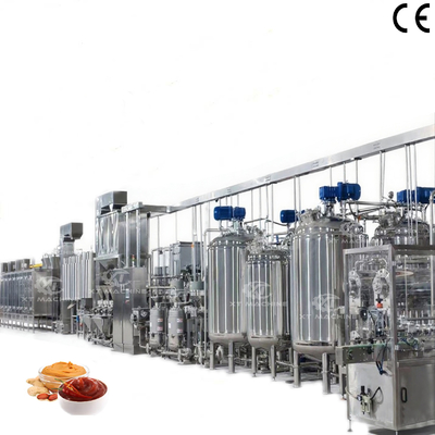 Máquina elétrica de moer manteiga de amendoim Equipamento de processamento de manteiga de amendoim equipado com sistema de arrefecimento