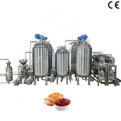 Bom preço. Linha de processamento eficiente de manteiga de amendoim Equipamento de processamento de manteiga de amendoim com capacidade de moagem em dois estágios on-line