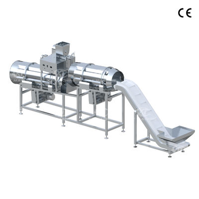 Bom preço. Máquina de aromatização totalmente automática SS304 de rolos duplos com capacidade de 500-1000 kg/h para nozes, lanches e temperos de carne on-line