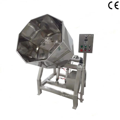 S304 Máquina octogonal para temperar snacks 500 kg/h Misturadora de alimentos
