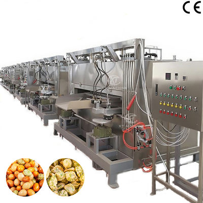 Bom preço. Máquina de torrefação de nozes revestida totalmente automática de 100 kg/h on-line