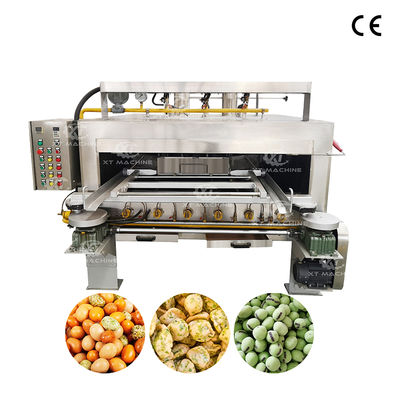 Bom preço. Controle PLC Feijão japonês Swing Oven revestido Peanut Swing Roaster para Nozes com 50-100kg/h Capacidade on-line
