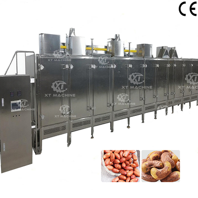 Bom preço. Grade alimentar 304 de aço inoxidável torradeira de nozes de cintura contínua 2000 kg/h on-line