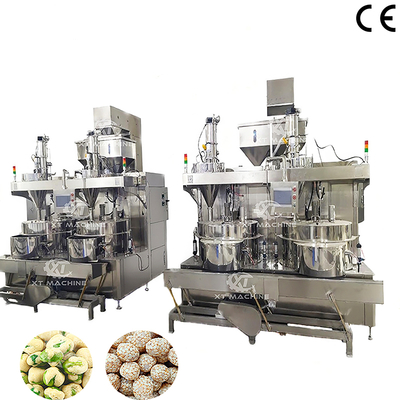 Bom preço. Máquina de revestimento de amendoim de estação dupla 600-800 kg/h para snacks on-line
