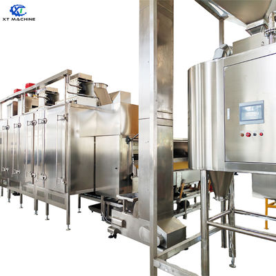 1000-1200 kg/h Linha de produção de amendoim branqueado adequada para utilização na fábrica