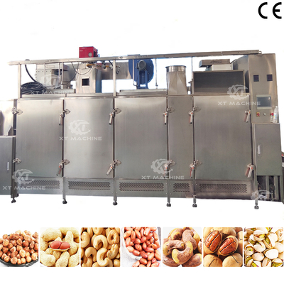 Bom preço. Máquina de Torrefação Contínua de Nozes 300kg/h para Processamento de Alimentos on-line