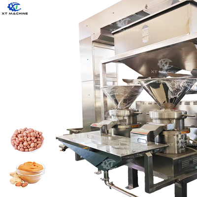 Bom preço. 500-1000 kg/h Máquina de moagem de manteiga de amendoim SUS304 para processamento de nozes on-line