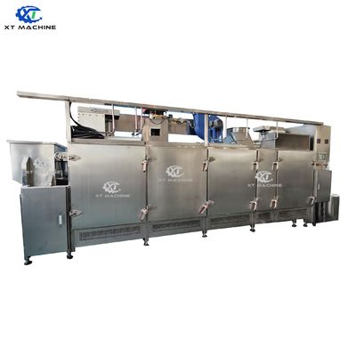 Grade de alimentos faixa contínua de amendoim e castanha de caju Roaster com sistema de resfriamento suporta personalização