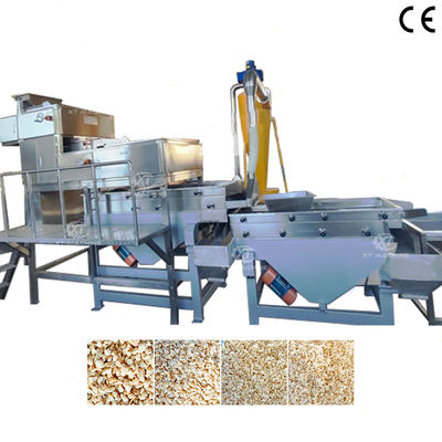 Máquina de corte de amendoim/castanha de caju de baixo ruído movida a eletricidade Máquina de corte de nozes com capacidade de 500kg/h-1000kg/h para processamento de nozes
