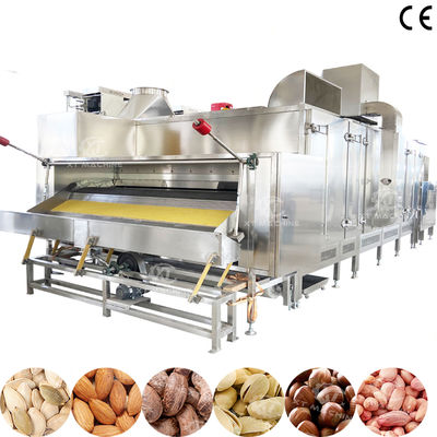 Bom preço. Customizable 300kg/h-1000kg/h Continuous Belt Type Roasting Machine with Natural Gas or LPG Heating on-line
