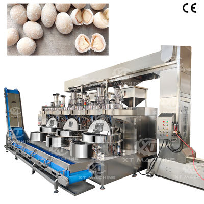 Bom preço. Máquina automática de revestimento de amendoim com qualidade estável e operação eficiente para produção de lanches de amendoim personalizáveis on-line