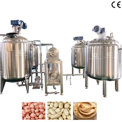 Bom preço. SS304 Tanque de mistura de manteiga de amendoim de qualidade alimentar 200L-1000L Tanque de arrefecimento/desgaseamento para uso industrial alimentar on-line
