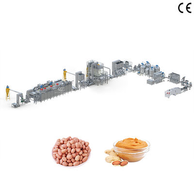 Bom preço. Máquina de fabricação de confitura de amendoim de alta capacidade Linha de produção de manteiga de amêndoa com 1000 kg/h-2000 kg/h Plantas de processamento de manteiga de nozes on-line