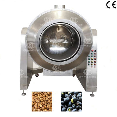 Bom preço. Máquina de fabricação de amendoim revestida com açúcar, 70kg/lote, aquecimento automático, controle de temperatura, rolo multiuso on-line
