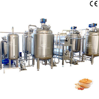 Bom preço. SS304 Tanque de mistura/refrigeração de manteiga de amendoim com desgaseamento para aquecimento emulsificante industrial e tanque de mistura de isolamento on-line