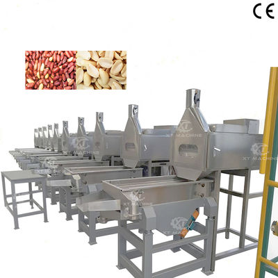 Bom preço. Máquina de corte e branqueamento de amendoim totalmente automática de vendas diretas da fábrica Máquina de descascamento de ar on-line