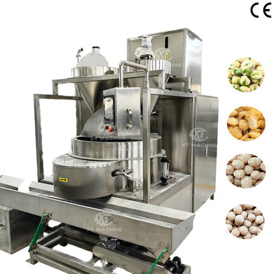 Bom preço. 200-300 kg/h Máquina automática de produção de ovos de amendoim revestidos com controlo PLC para planta de processamento de frutos secos on-line