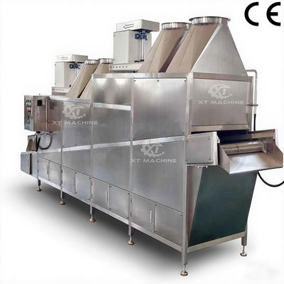 Bom preço. 500kg/h Máquina de Resfriamento de Alimentos Torrados de Nozes Sistema de Esteira de Resfriamento de Amendoim para Amêndoas, Avelãs e Macadâmias on-line