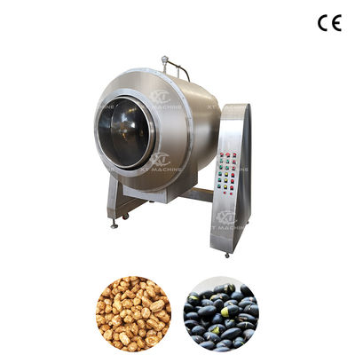 Bom preço. Máquina de cozimento para sementes de aquecimento a gás 70 kg/partido, equipamento para fabricação de amendoim de açúcar, material aço inoxidável 304 on-line
