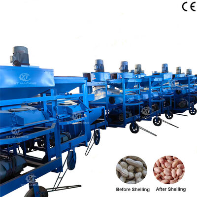 Máquina Descascadora de Amendoim de Alta Capacidade e Alta Taxa de Casca 2000kg/h Máquina Removedora de Casca de Amendoim